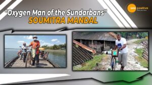 Read more about the article DESPITE THE DANGERS, A 29-YEAR-OLD SOUMITRA CYCLES ACROSS THE SUNDARBANS TO DELIVER OXYGEN