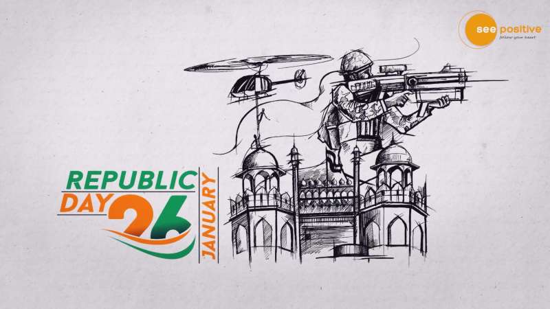 Happy Republic Day Drawing in EPS, Illustrator, JPG, PSD, PNG, SVG -  Download | Template.net