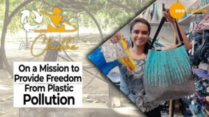 Read more about the article RECHARKHA-  ECOSOCIAL TRIBE: DRIVE TO CONVERT PLASTIC WASTE INTO BEAUTIFUL PRODUCTS USING CHARKHA