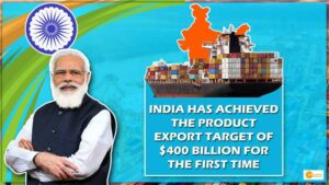 Read more about the article INDIA’S EXPORT TARGET OF $400 BILLION: भारत ने तय समय से पहले पूरा किया 400 अरब डॉलर का निर्यात लक्ष्य!