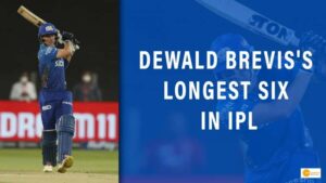 Read more about the article IPL 2022: आईपीएल के इतिहास में सबसे लंबा छक्का डेवाल्ड ब्रेविस के नाम!