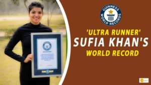 Read more about the article WORLD RECORD: 110 दिन, 6000 KM और वर्ल्ड रिकॉर्ड, दिल्ली की ‘अल्ट्रा रनर’ सूफिया खान ने दौड़कर पूरा किया क्वॉड्रिलेटरल हाइवे का सफर!