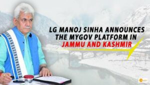 Read more about the article LG MANOJ SINHA ANNOUNCES THE INAUGURATION OF THE MYGOV PLATFORM IN JAMMU AND KASHMIR