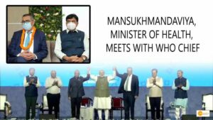 Read more about the article MANSUKH MANDAVIYA, MINISTER OF HEALTH, MEETS WITH WHO CHIEF; DISCUSS PROMOTING AYURVEDA TO ADVANCE GLOBAL WELLNESS