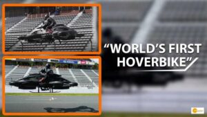 Read more about the article THIS STRANGE JAPANESE FLYING BIKE ASPIRES TO MAKE AIR TRAVEL A REALITY ON THE STREETS