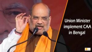 Read more about the article Union Minister Amit Shah in Bengal “CAA will be implemented on ground moment after COVID-19 wave ends”