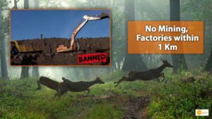 Read more about the article No Mining, Factories within 1 Km of Sanctuaries, National Parks