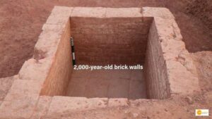 Read more about the article In Patna, archaeologists unearth 2,000-year-old brick walls