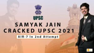 Read more about the article Visually Impaired Samyak Jain cracked UPSC 2021 with AIR-7 In 2nd Attempt