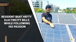 Read more about the article Bengaluru based resident beat hefty electricity bills while following his passion
