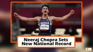 Read more about the article Neeraj Chopra: डायमंड लीग में नीरज ने किया कमाल, तोड़ा नेशनल रिकॉर्ड!