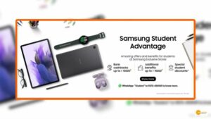 Read more about the article Samsung offering exiting discounts to students; Check offers on phones, tabs, laptops