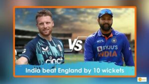 Read more about the article India beat England by 10 wickets for the first time in ODI history