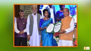 Read more about the article Keralan farmer Bindu Joseph receives Pandit Deen Dayal Upadhyay Antyodaya Krishi Puraskar 2021