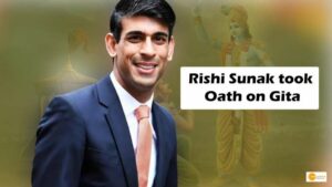 Read more about the article Rishi Sunak took Oath on Gita, Bids to Be Britain’s 1st PM of Colour