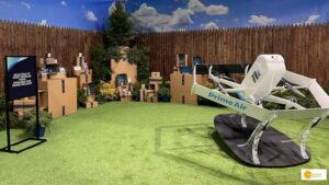 Read more about the article Amazon unveiled new delivery drone that can fly in rain, enter service in 2024