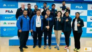 Read more about the article Asian Airgun Championship में भारत की जूनियर महिला टीम ने किया कमाल, 10 मीटर एयर पिस्टल में जीता गोल्ड!