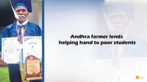 Read more about the article Committed to social cause, this farmer is a helping hand to poor students