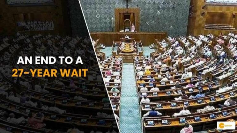Read more about the article A 27-year wait is now over, women’s quota bill cleared in in both houses of Parliament