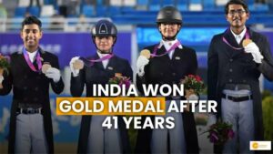 Read more about the article Asian Games 2023: भारत के लिए गर्व का क्षण, भारतीय घुड़सवारी टीम ने 41 साल बाद जीता गोल्ड मेडल!