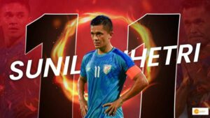 Read more about the article Sunil Chhetri Becomes 4th-Highest Goal-Scorer In International Football