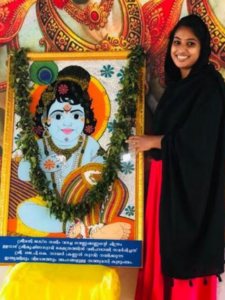 Read more about the article Artist Gifted Krishna Painting To PM Modi