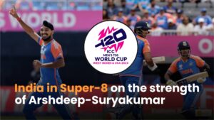 Read more about the article T20 World Cup: Arshdeep and Suryakumar Power India to Super 8