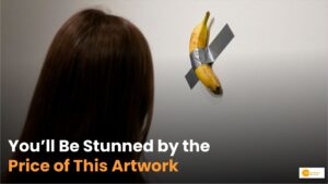 Read more about the article Banana Art: 52 करोड़ में नीलाम हुआ दिवार पर टेप से चिपका बनाना आर्ट