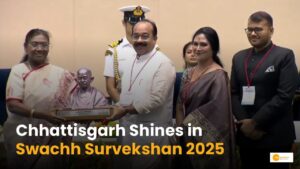 Read more about the article Swachh Survekshan 2025: देश में छत्तीसगढ़ आगे, बिल्हा सबसे साफ शहर