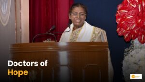 Read more about the article President speech: “डॉक्टर सिर्फ प्रोफेशनल नहीं, मानवता के रक्षक हैं”