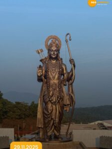 Read more about the article PM Modi unveils 77-foot-tall bronze statue of Lord Ram in Goa