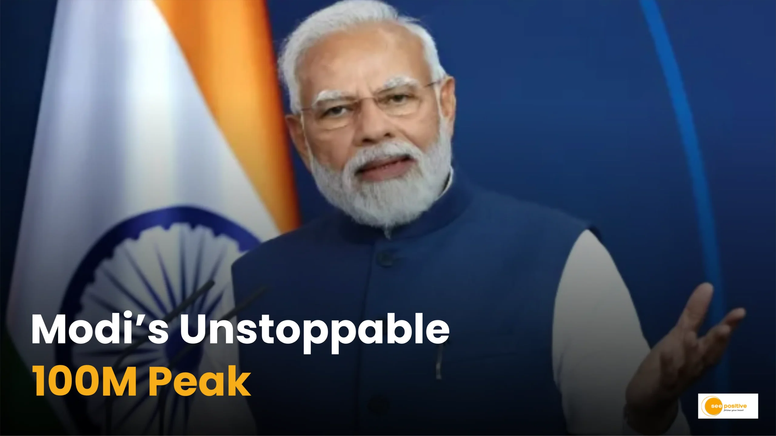 PM Modi 100M followers