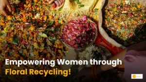 Read more about the article Recycling waste flowers: मंदिर के सूखे फूल दे रहे महिलाओं को रोजगार