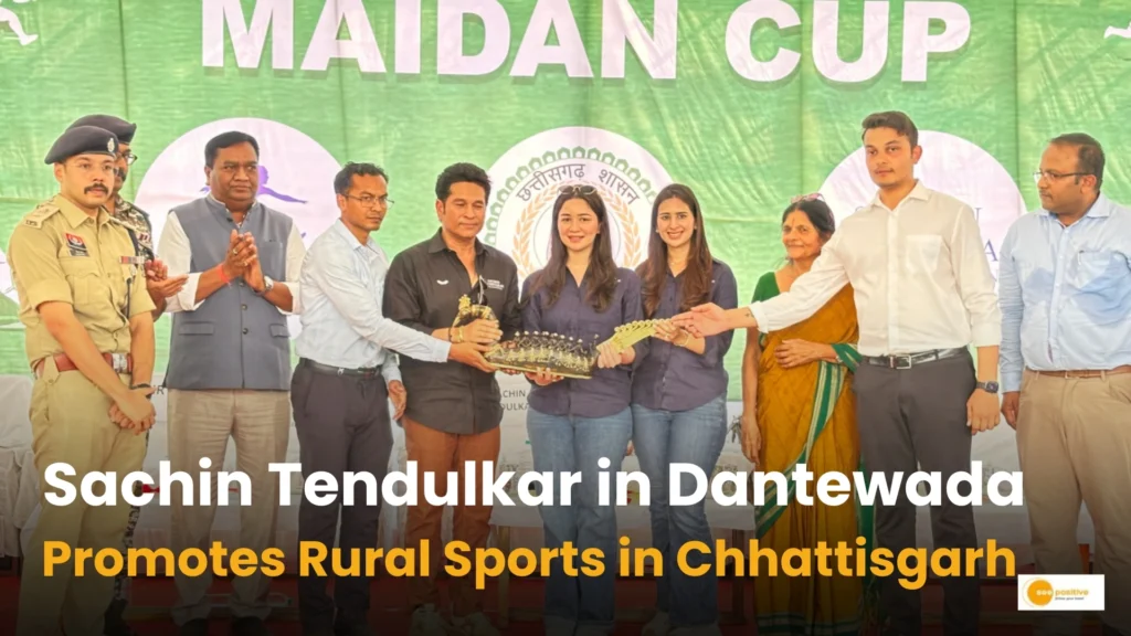 Sachin Tendulkar in Dantewada