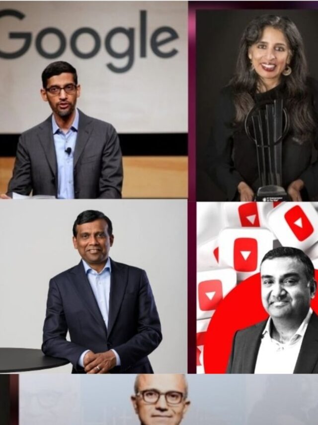 Meet these top 10 Indian CEOs Dominating Global Tech Giants
