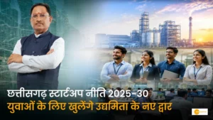 Read more about the article छत्तीसगढ़ स्टार्टअप नीति 2025-30: इन्क्यूबेशन केंद्रों और कॉलेज स्टार्टअप सेल को मिलेगी वित्तीय सहायता