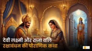 Read more about the article रक्षाबंधन की पौराणिक कथा: जब देवी लक्ष्मी ने राजा बलि को बांधा था रक्षा सूत्र