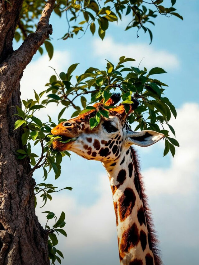 Giraffe की गर्दन इतनी लम्बी कैसे हुई ?