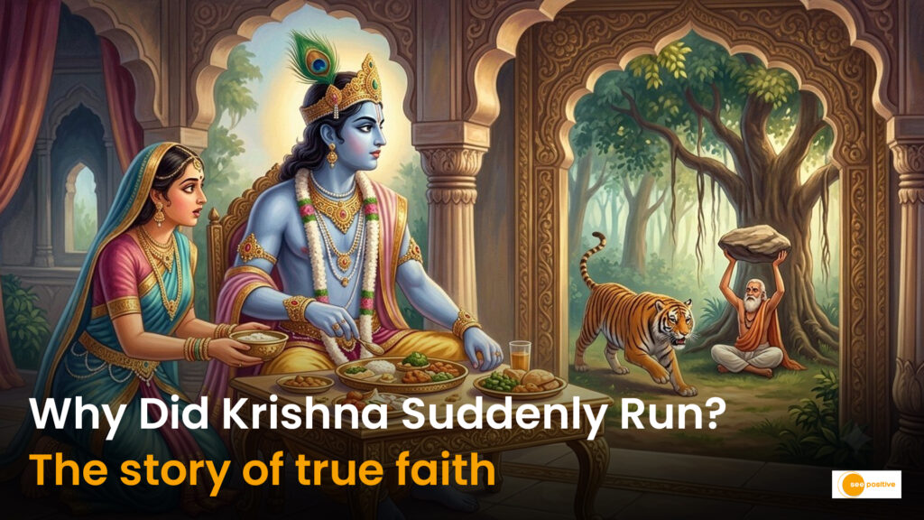 When Krishna Ran to Save His Devotee: A Beautiful Story of True Devotion