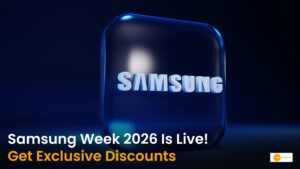Read more about the article Samsung Week 2026 Live in India: Save Up to 60% on Galaxy Smartphones, Laptops, TVs, and Home Appliances